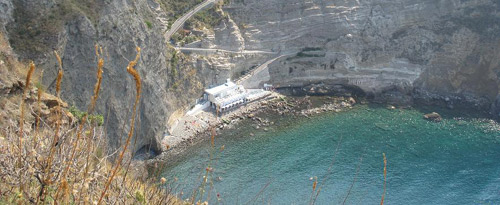 Vista della zona della Sorgente Cava Scura